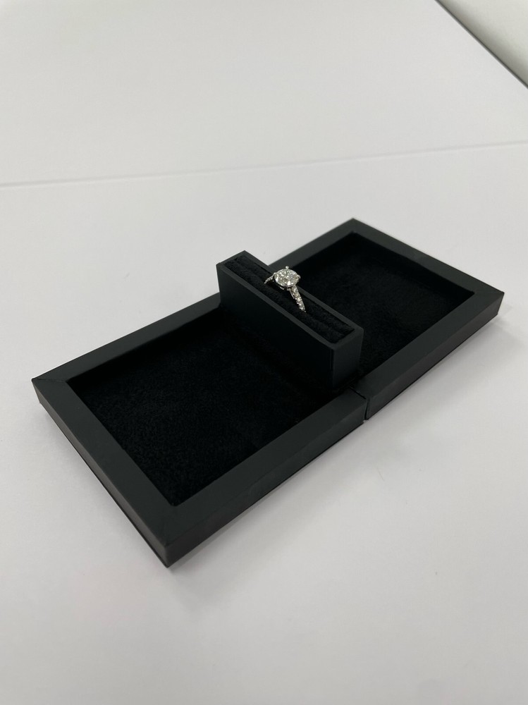 Slim Hidden Proposal Engagement Ring Box - Luxurious