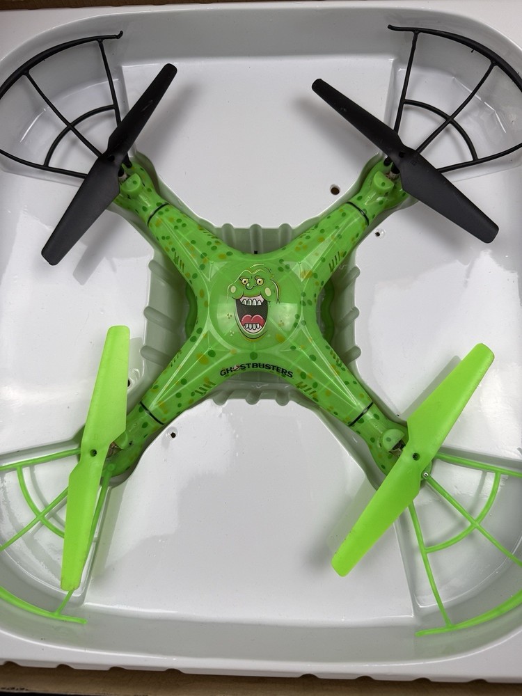 2016 Ghostbusters Slimer Quadcopter With Remote, Gift Box Drone NIB!