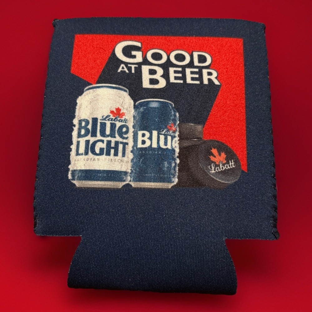 Labatt Navy Blue Can Koozie