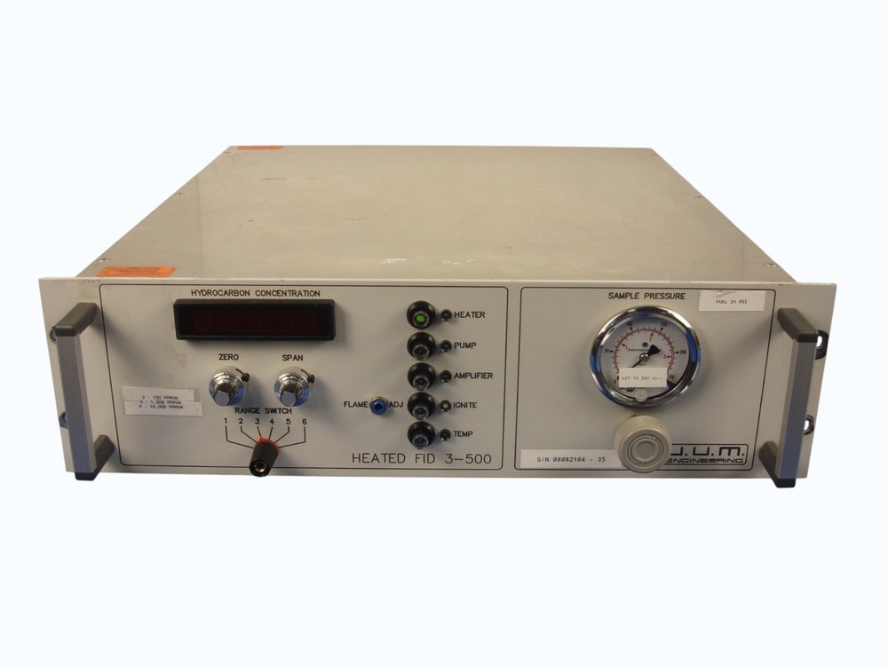 J.U.M Engineering Total Hydrocarbon Concentration Analyzer Model 3-500