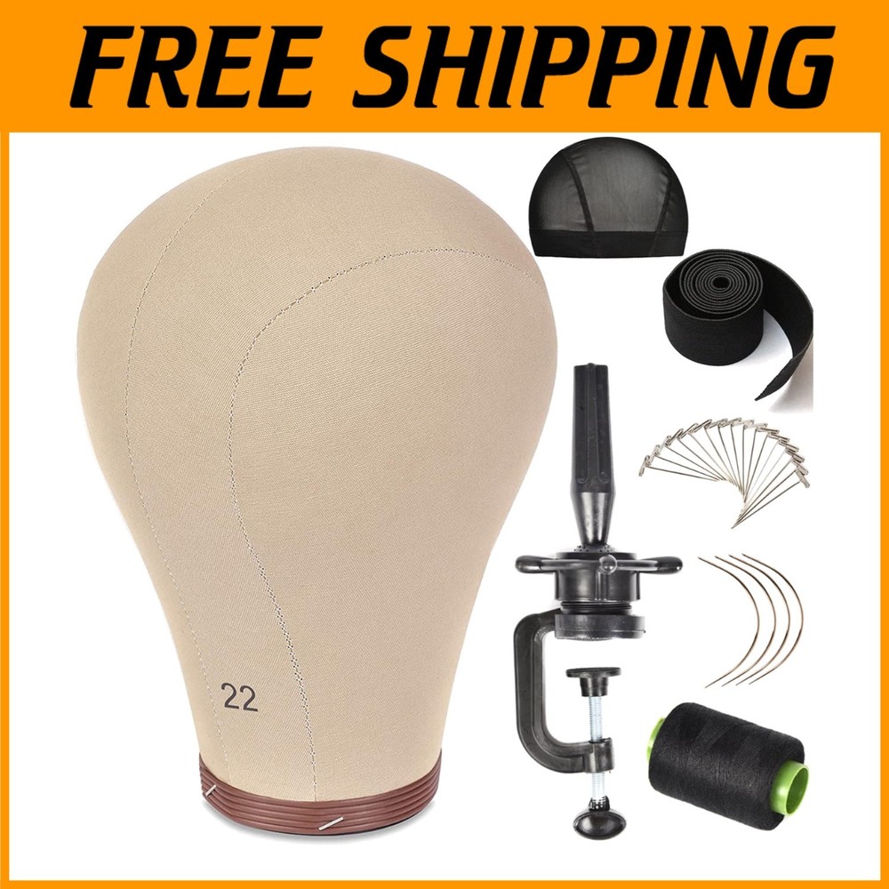 Professional Mannequin Head for Wigs 22"