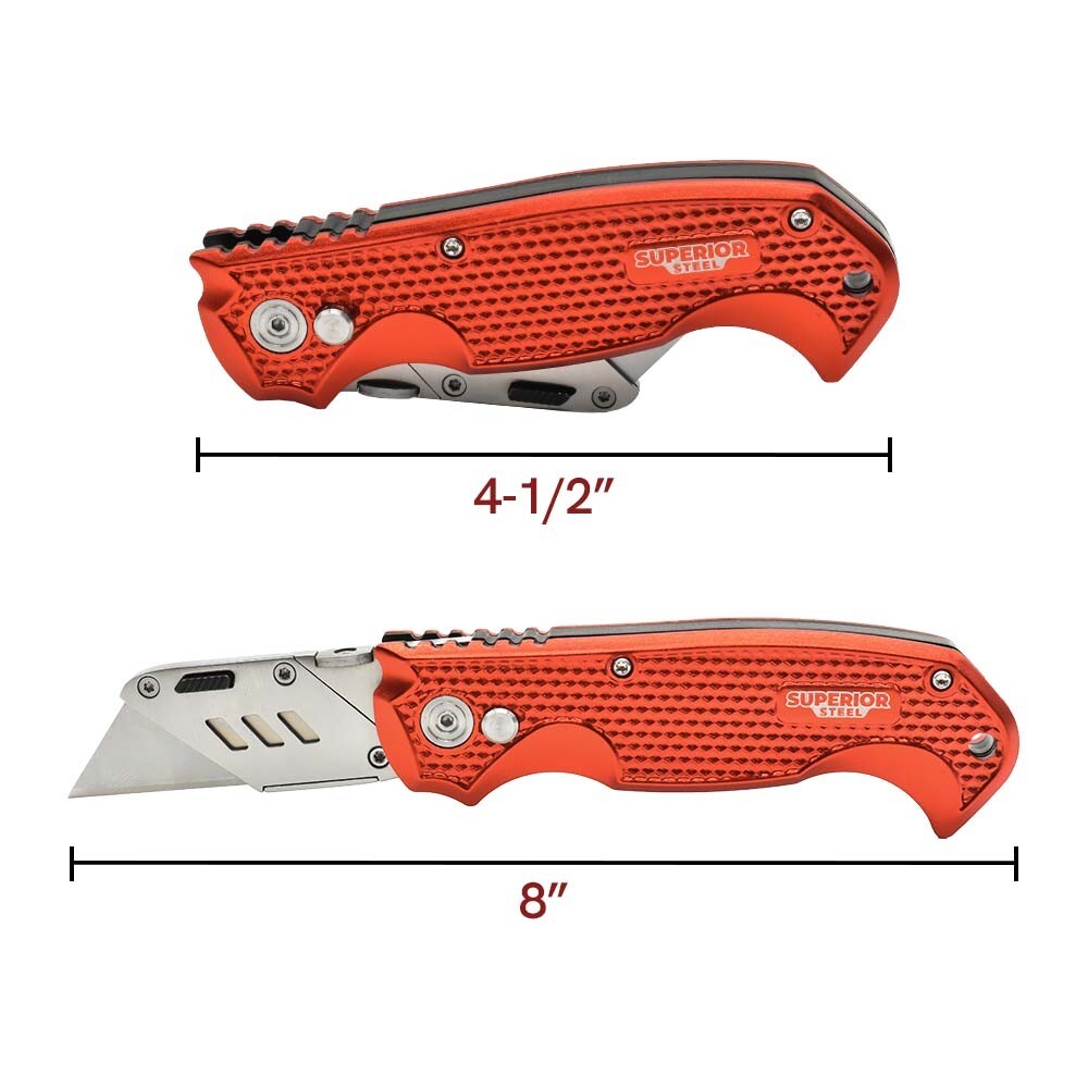 Superior Steel UK754 Folding Utility Knife