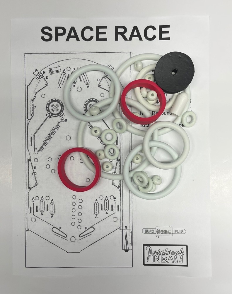 Recel Space Race Pinball Machine Maintenance Tune Up Kit