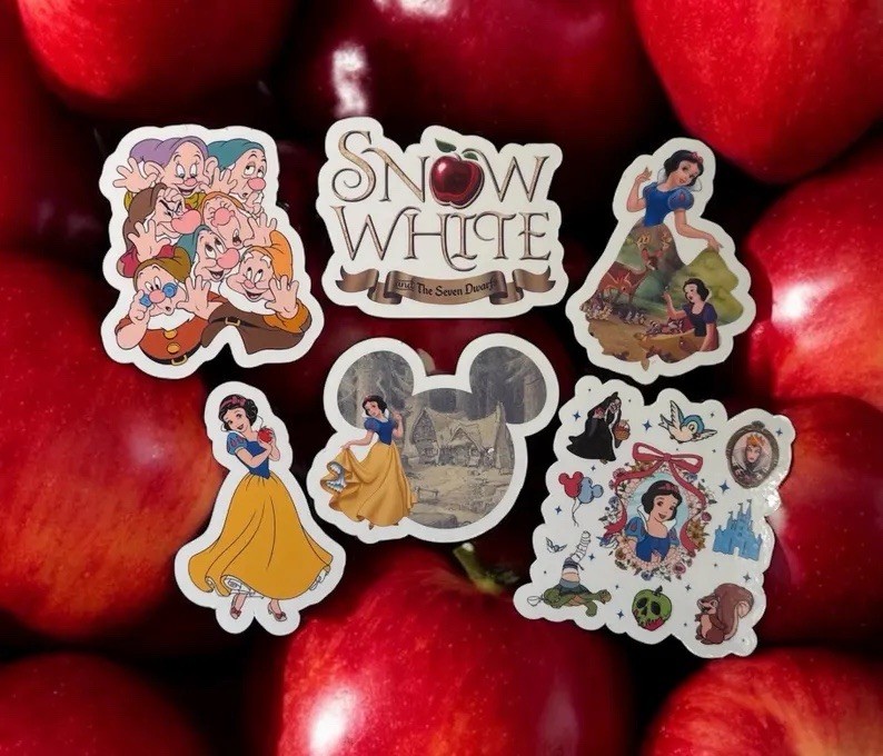 Sticker Pack | Snow White | Water Resistant | Clear