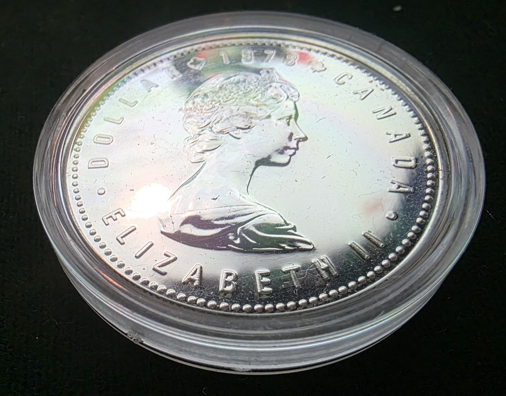1978 CANADA PROOF SILVER DOLLAR COIN EDMONTON