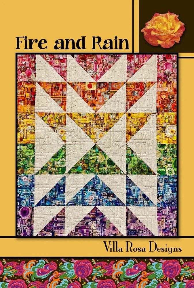 Fire and Rain Quilt Pattern-A Fat Quarter Quilt