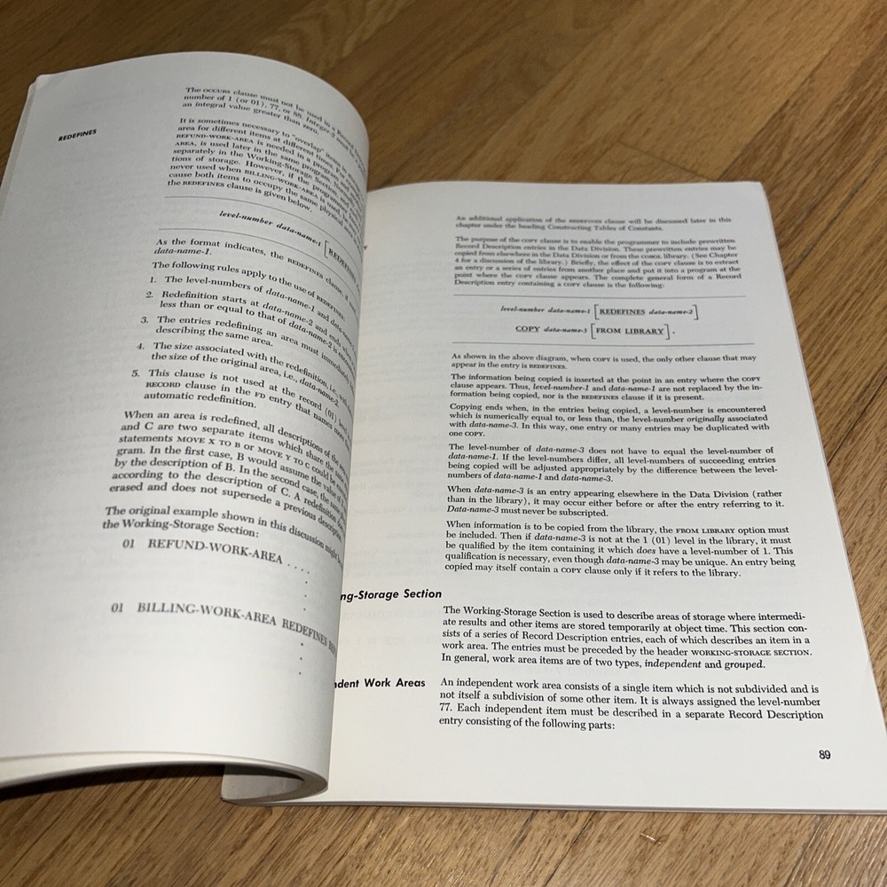 1961 IBM SYSTEMS REFERENCE LIBRARY - COBOL GENERAL INFORMATION