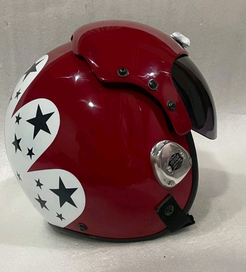 HGU-33 THUNDERBIRD SQUADRON FIGHTER PILOT HELMET+BADGE