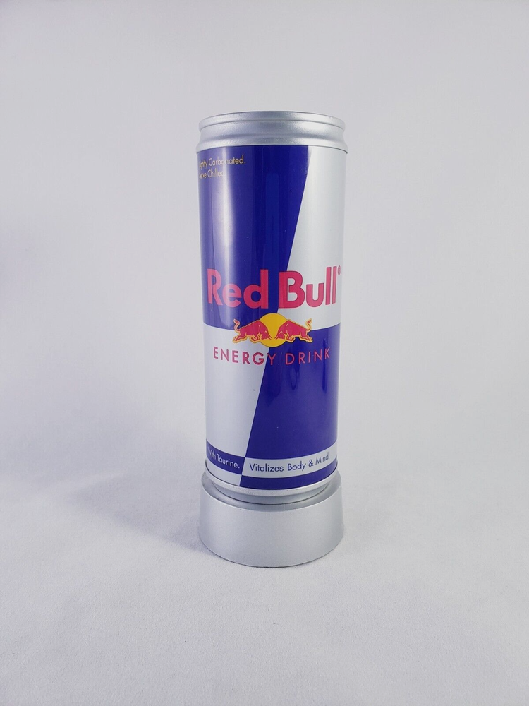 Illuminated Red Bull Energy Drink Can Light