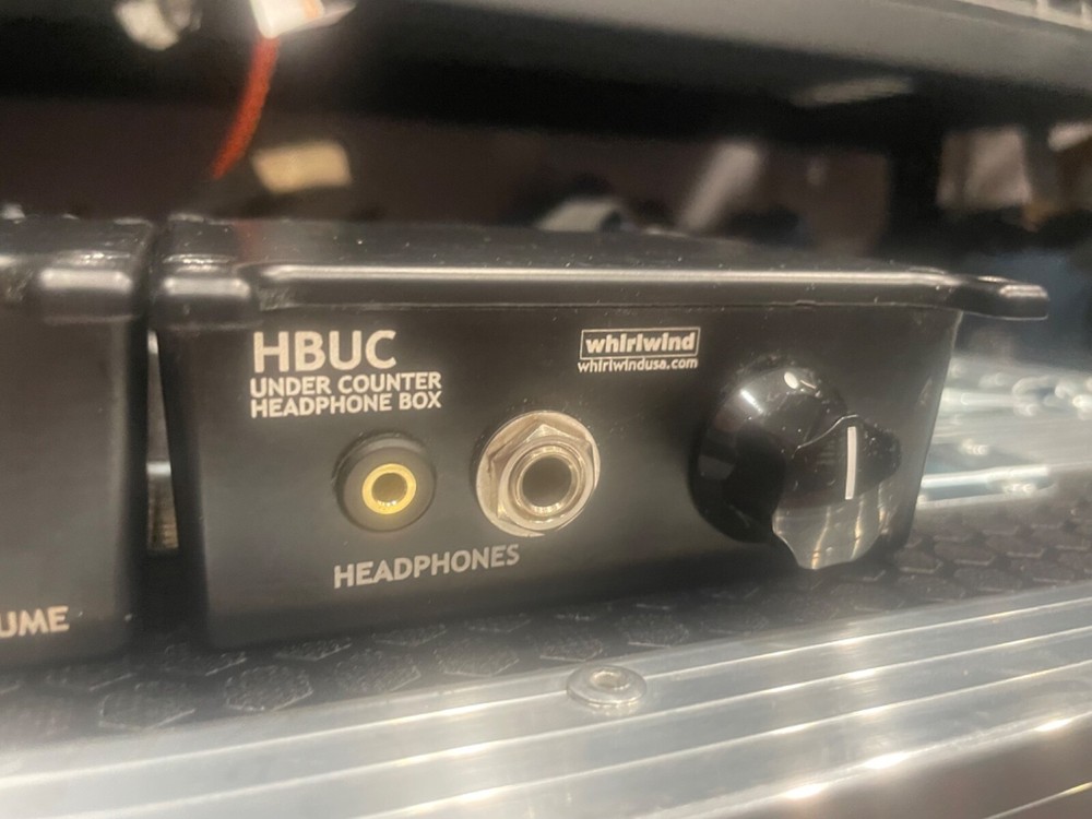 Whirlwind HBUC Under Counter Passive Stereo DJ Headphone Control Box