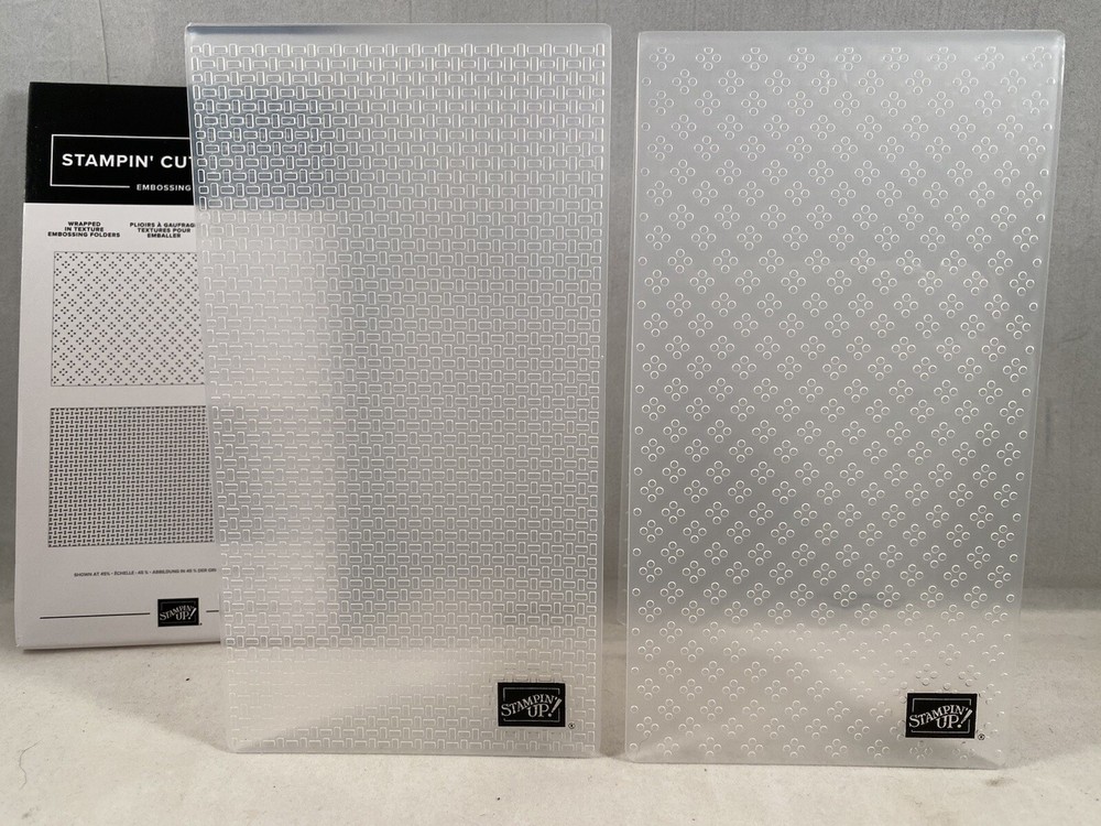 WRAPPED IN TEXTURE Embossing Folder Stampin Up New