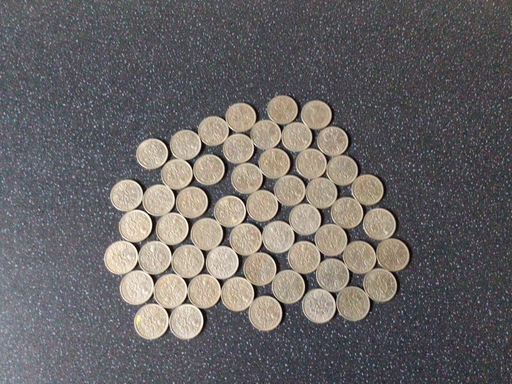 Sixpence Imperial Uk Coins x 52
