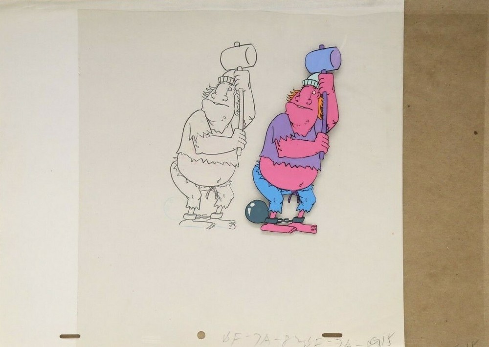 Back To The Future Original Production Cel And Drawing 103-33 - Used Condition