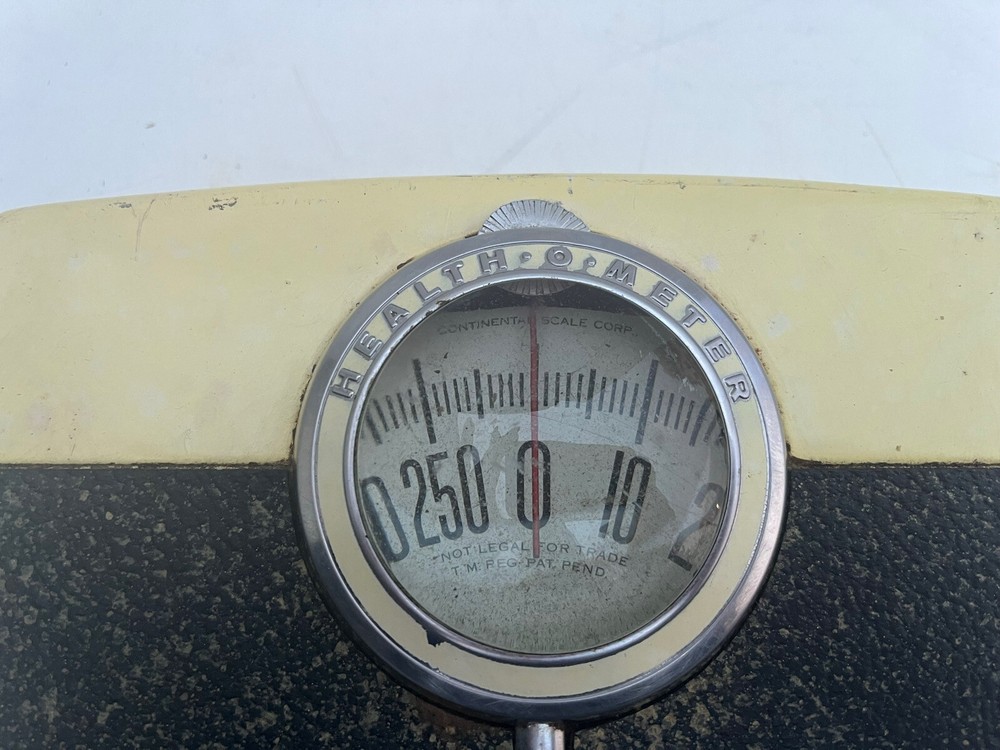 health o meter scale vintage