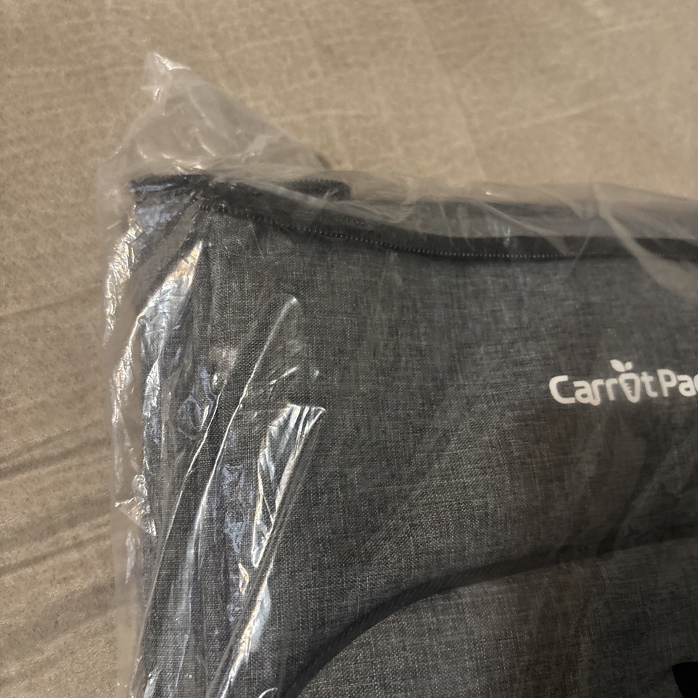 Carrot Cooler Backpack Grey with Black Trim Great Gift Idea