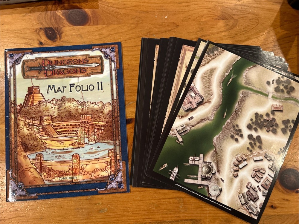 2004 Dungeons & Dragons Accessory Map Folio II Tom Gamble