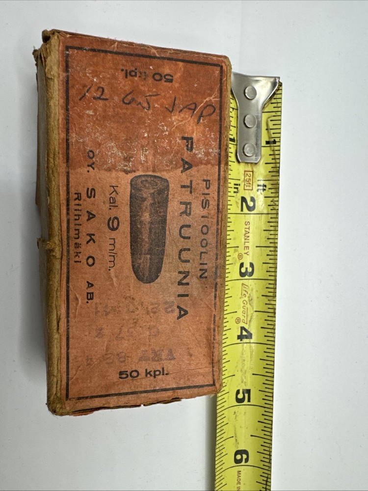 Sako 9mm Vintage Empty Box