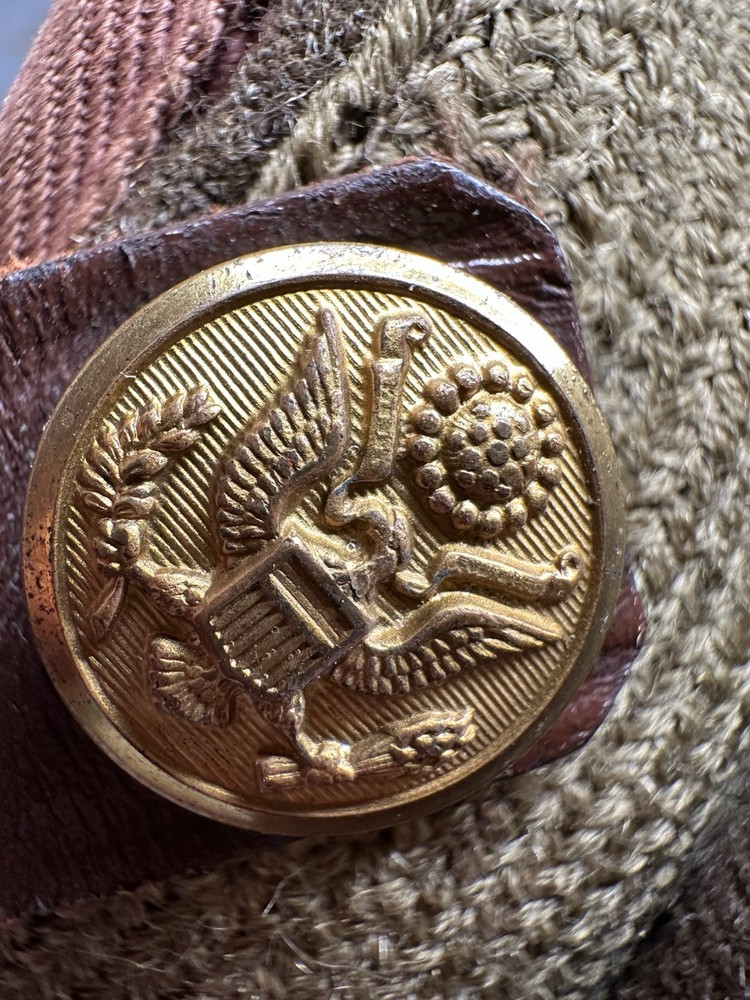 vintage army visor cap