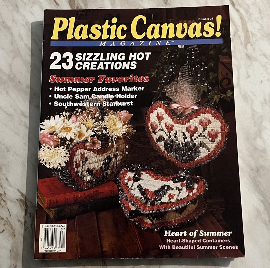 (12) Plastic Canvas Magazines 1989-1998