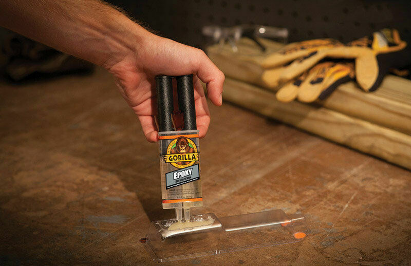 Gorilla Glue Epoxy Adhesive .85oz High Strength Dries Clear Multi Weather Proof