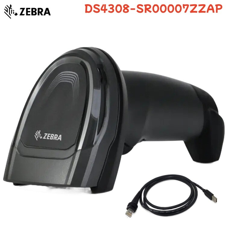 Symbol DS4308-SR00007ZZAP 2D Digital Handheld Barcode Scanner USB POS Reader Kit