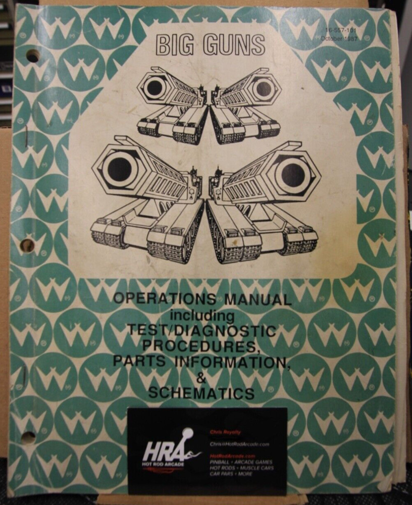 Big Guns Pinball Manual - Williams