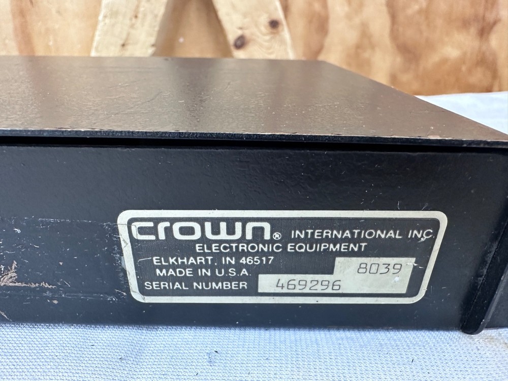 Crown IQ Interface 2 8 CH IQ System - Please Read