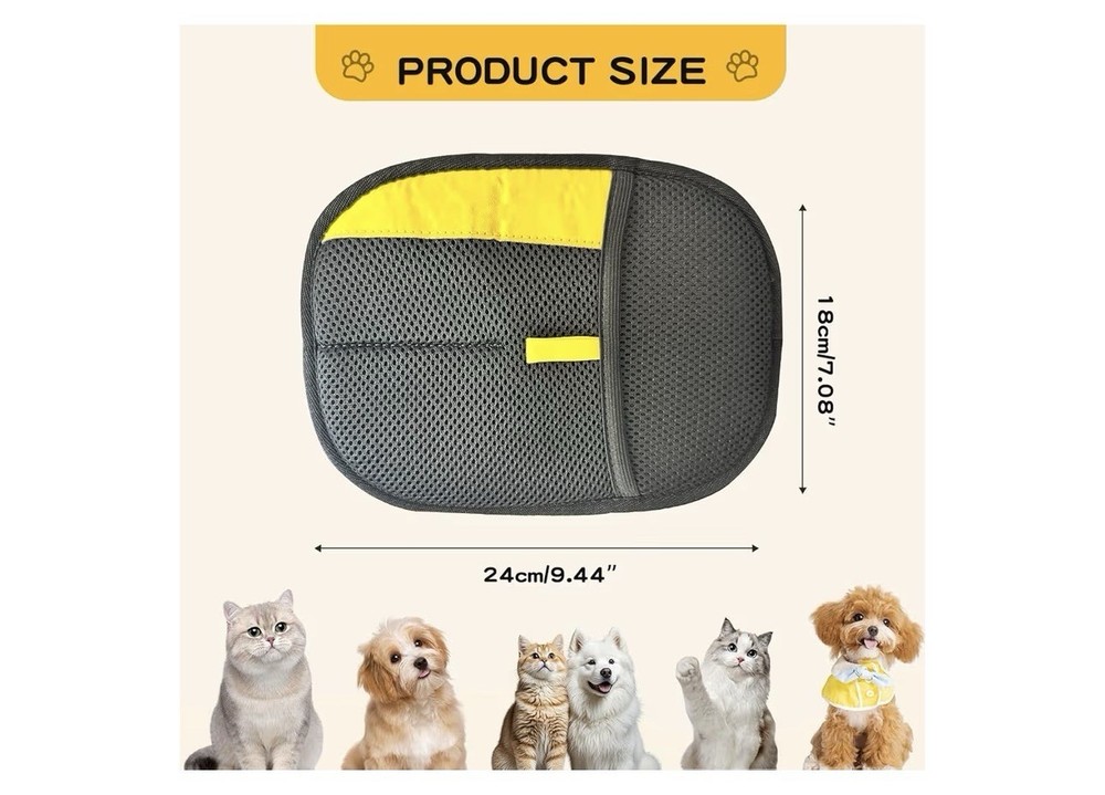 Pet Hair Remover Mits 2pc