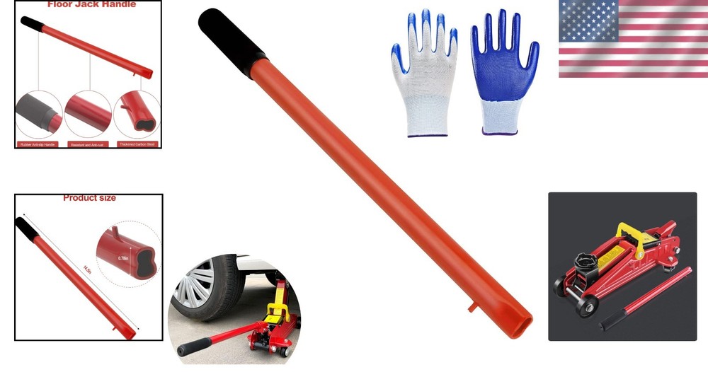 2 Ton Floor Jack Handle Replacement,Horizontal Hydraulic Jack Handle for Car