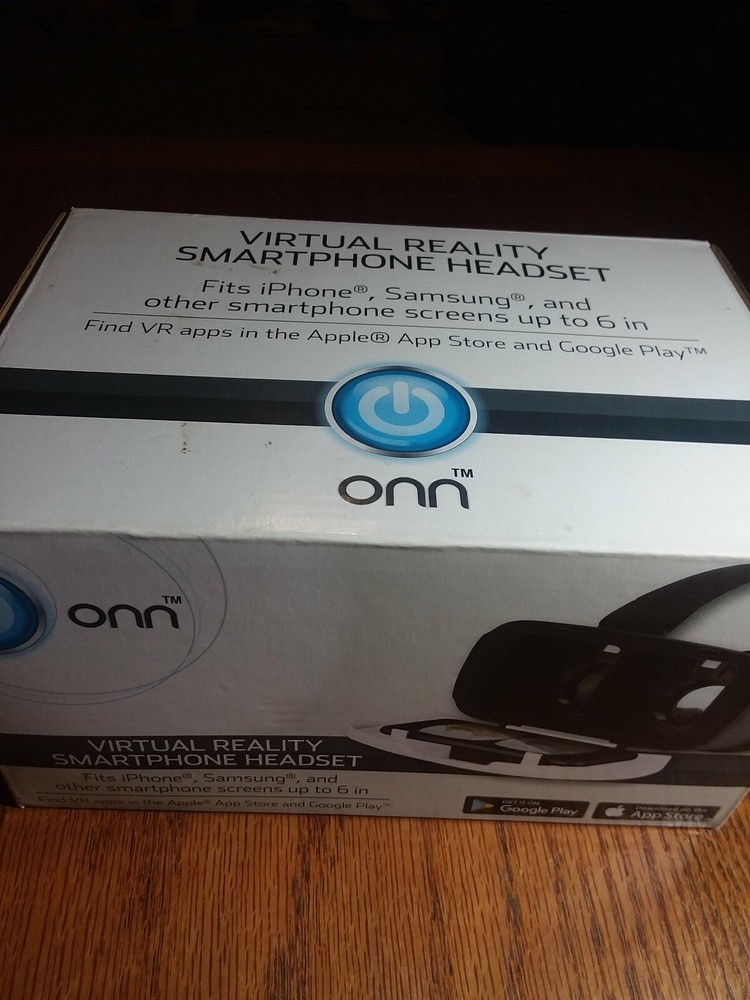 ONN Virtual Reality VR Smartphone Headset Apple/Android (Brand new)