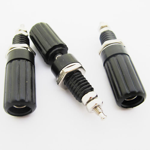 5x Black Binding Post Speaker Amplfier 4mm Banana Jack