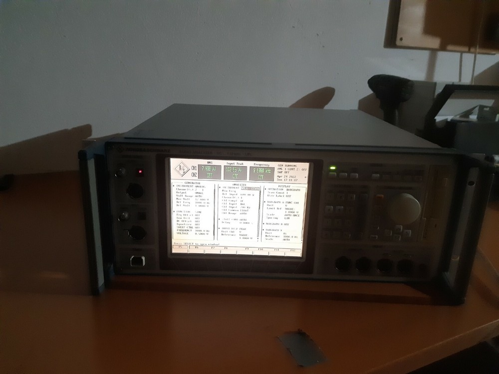 ROHDE & SCHWARZ UPL AUDIO ANALYZER DC 110 KHZ