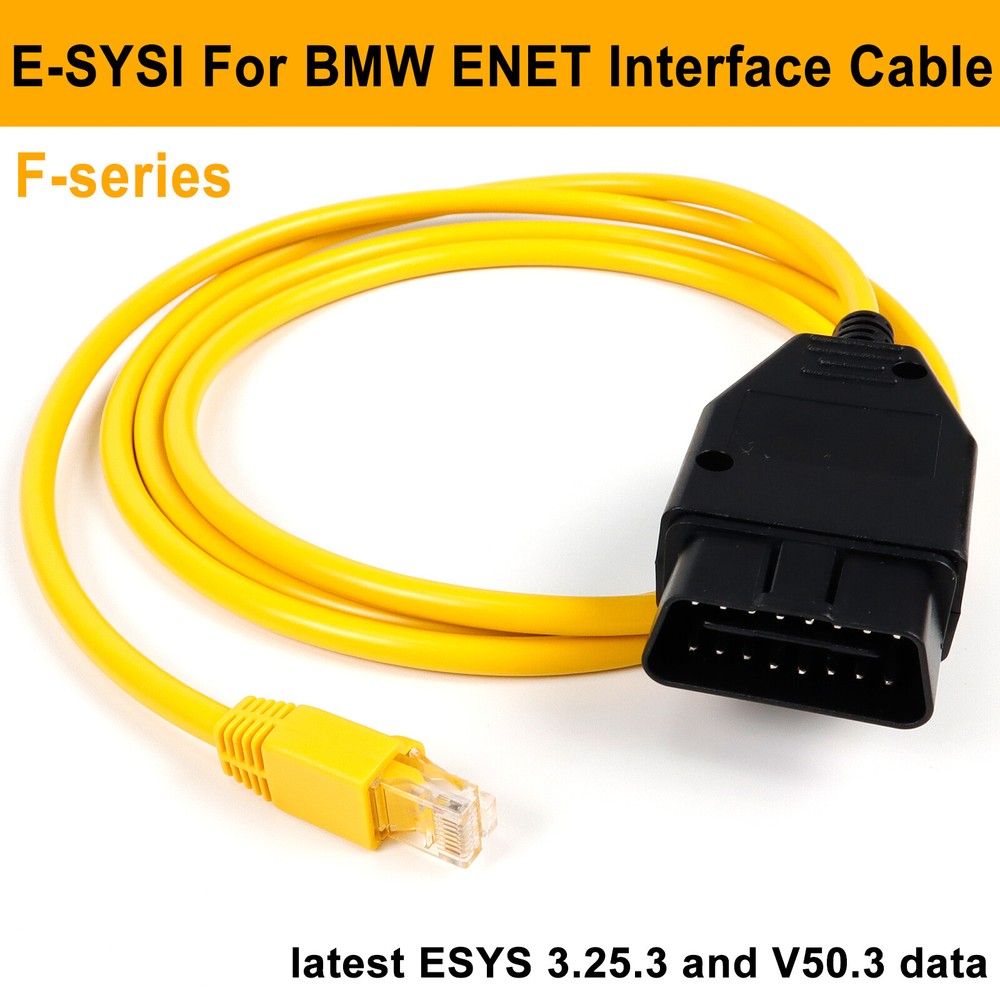 for BMW F-Series ENET OBD Cable ICOM E-SYS ISTA Bootmod3 Bimmercode OBD2 Coding