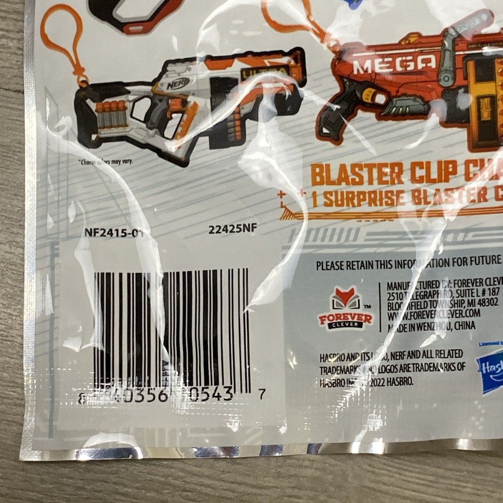 5 Pack Nerf Surprise Blaster Charm Clips