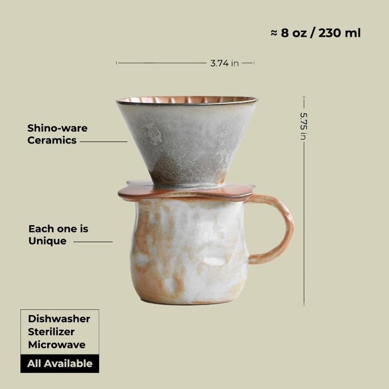 Ceramic Coffee dripper set