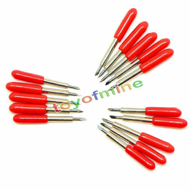 15pcs 45° degree Cutting Plotter Tungsten Blade Carbide for Roland Cutter