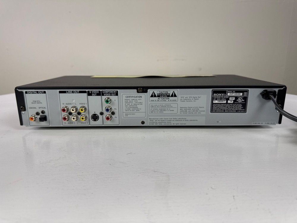 Sony DVP-NS300 CD/DVD Player Excellent Condition