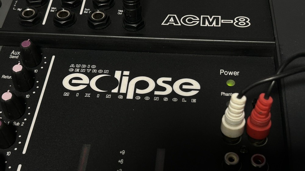 Audio Centron Eclipse Mixing Board ACM-8 Works GREAT