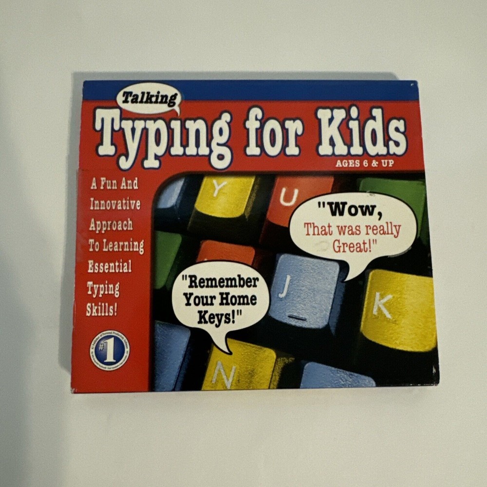 Talking Typing for Kids CD Software