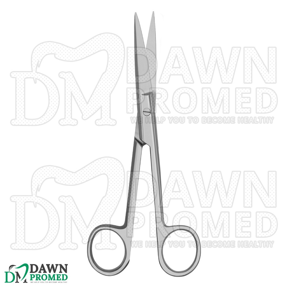 6 Pcs Operating Scissors 5.5" Straight Sharp Sharp Round Pattern Surgical Set