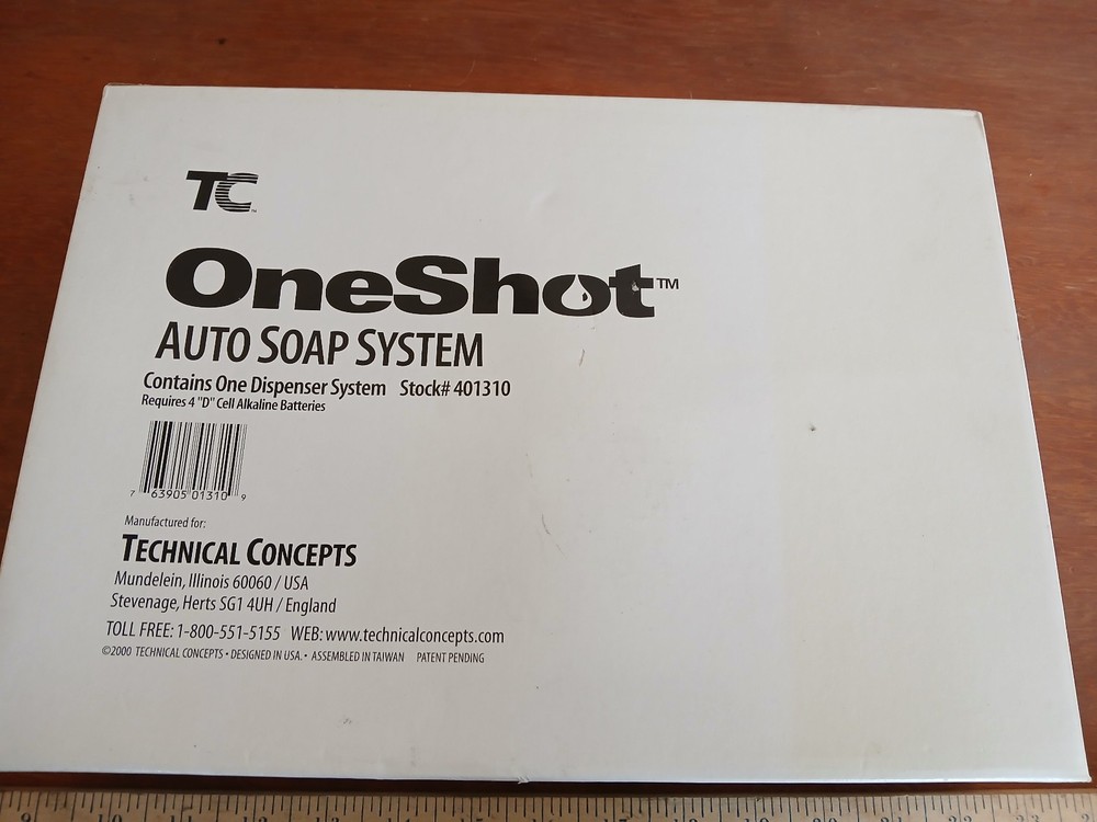 One Shot Auto Soap Dispenser - NOS
