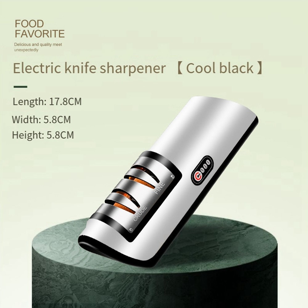 Electric Sharpener Automatic Adjustable Kitchen Tool for Fast Sharpening 3631