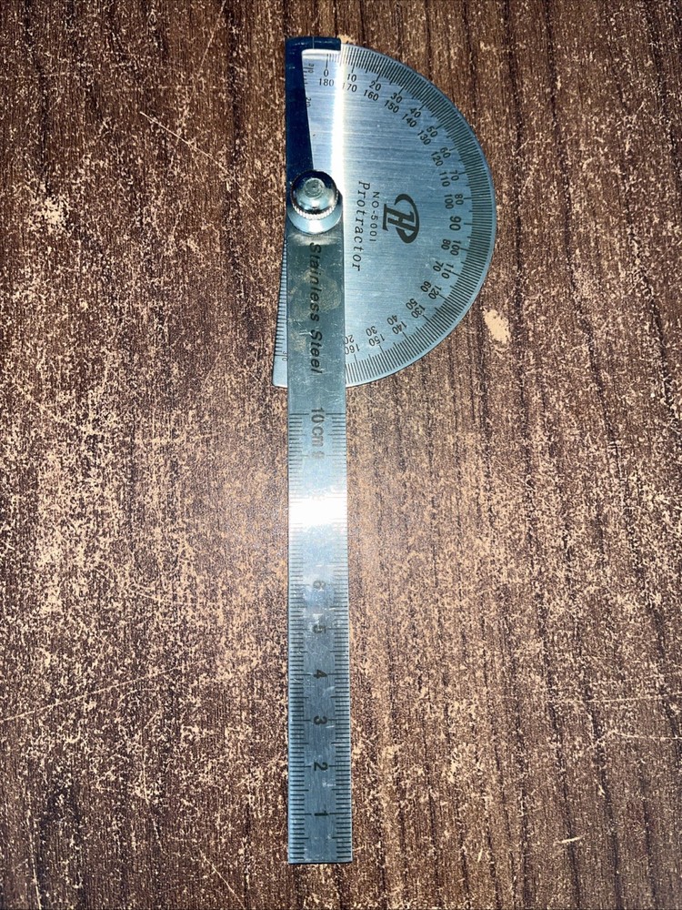 Stainless Steel No. 5001 Protractor