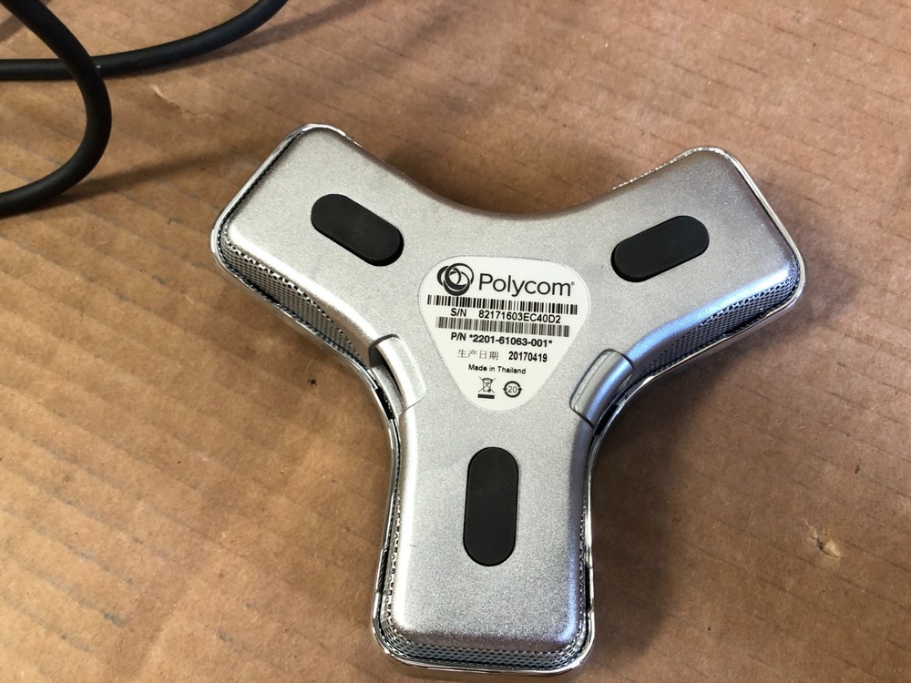 Polycom 2201-61063-001 Real Presence Microphone with Cable