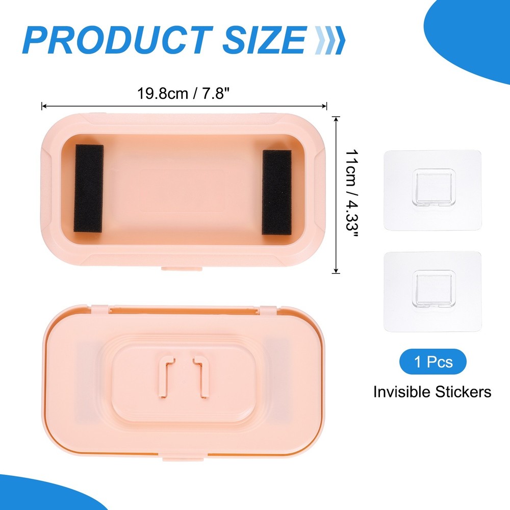 Retractable Adjustable Shower Phone Holder with Electroplating Frame White