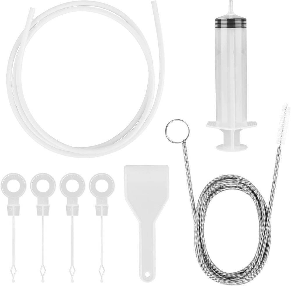 Refrigerator Drain Cleaning Tool, 8 PCS Reusable Waterline Buddy For Refrigerato