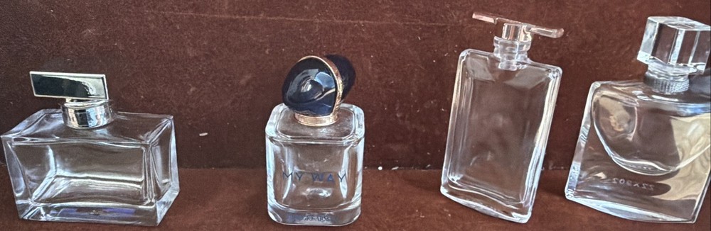 Vintage 4  Mini Perfume Bottles EMPTY