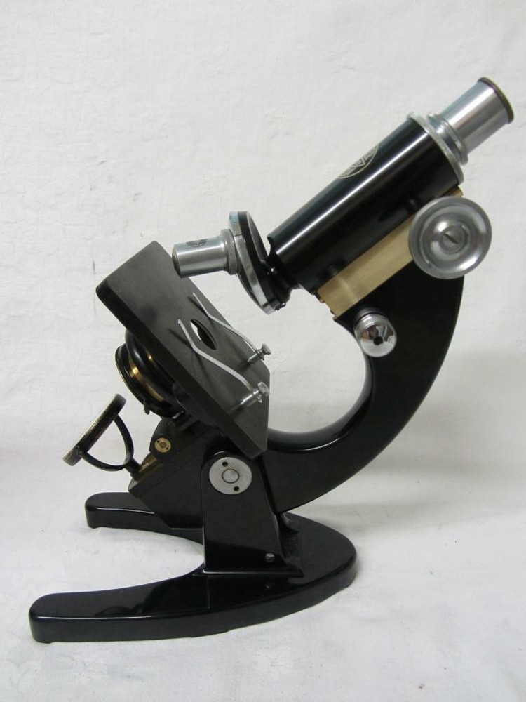 Charles Baker London Monocular Compound Microscope #34093 (Cased)