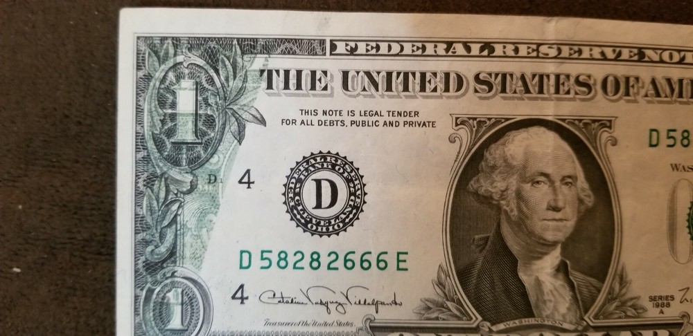 Us 1 Dollar Back To Face Error