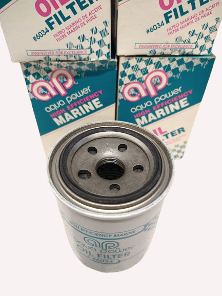 Aqua Power 6034, High Efficiency Marine Oil Filter ( 4 Pack )